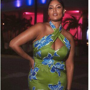 Hutch Floral Halter Maxi Dress